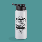 Botella Térmica Personalizada 'Besos sin Aliento' – Estilo Mr. Wonderful